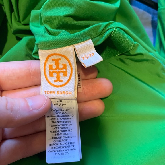 NWOT Tory Burch Miller Plunge One-piece Swimsuit Resort Green - Picture 10 of 11